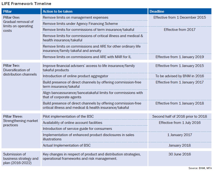 LIFE Framework Timeline