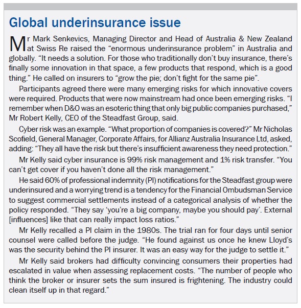 Global underinsurance issue