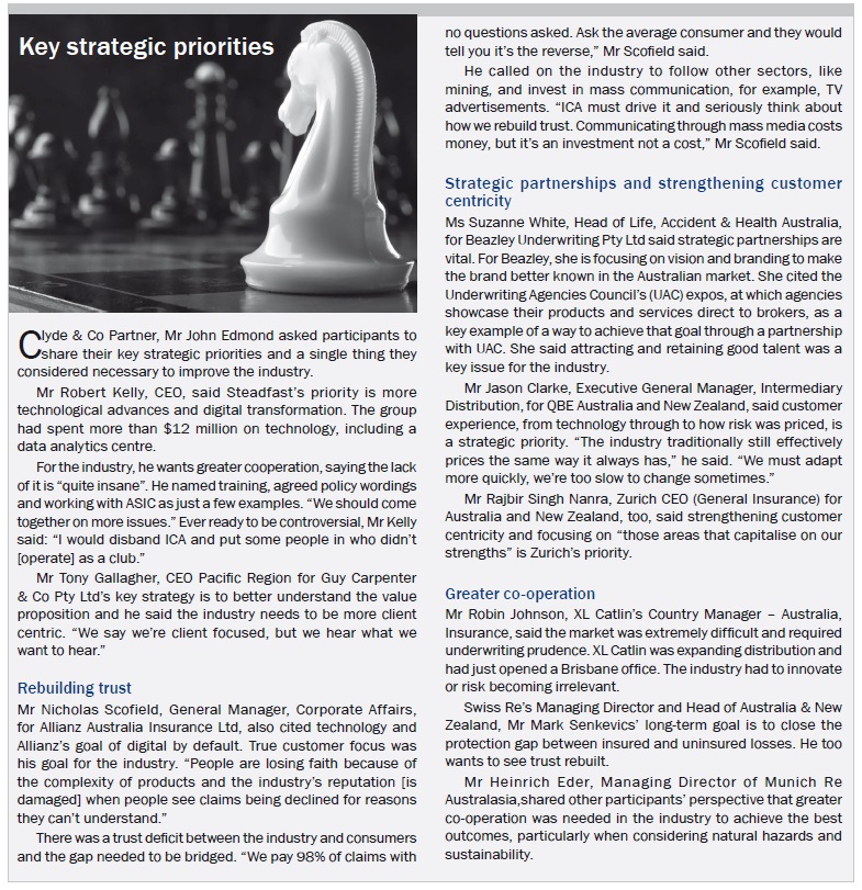 Key strategic priorities