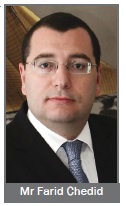 Mr Farid Chedid, Chairman and CEO of Chedid Re