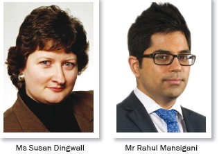 Ms Susan Dingwall and Mr Rahul Mansigani of Norton Rose Fulbright LLP