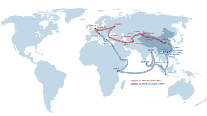 5 years: 78 countries - Belt and Road Initiative