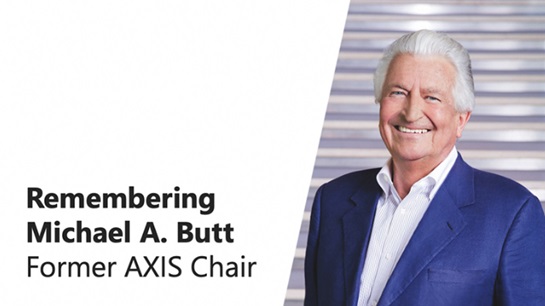 Mike Ruck Axis AXIS announces death of former chairman Michael Butt