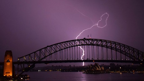 Magazine article aboutHeavy-weather-or-summer-lightning- 